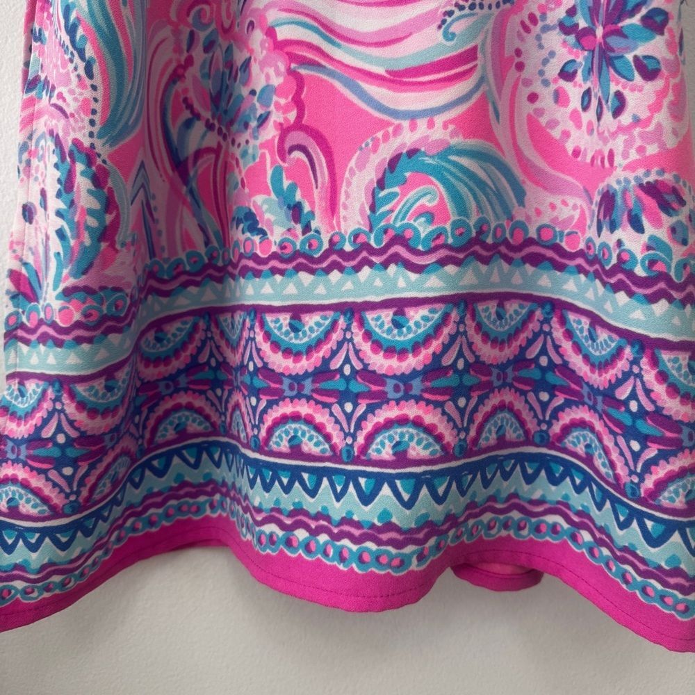Lilly Pulitzer Pearl Romper in Don’t Be Jelly print Prosecco Pink - Picture 5 of 10